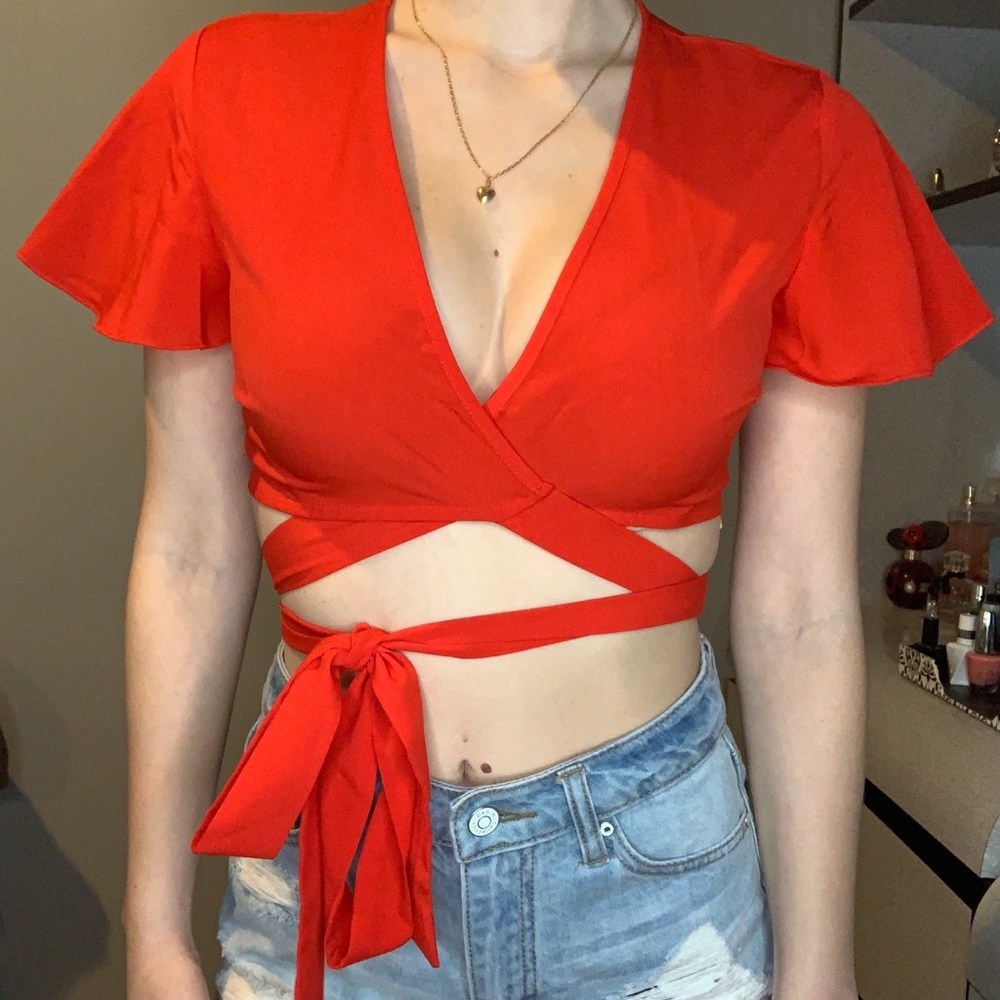 Wrap Crop Top